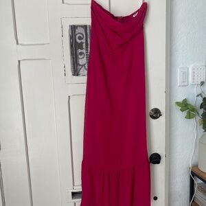 Reformation Arta Dress - Rhubarb